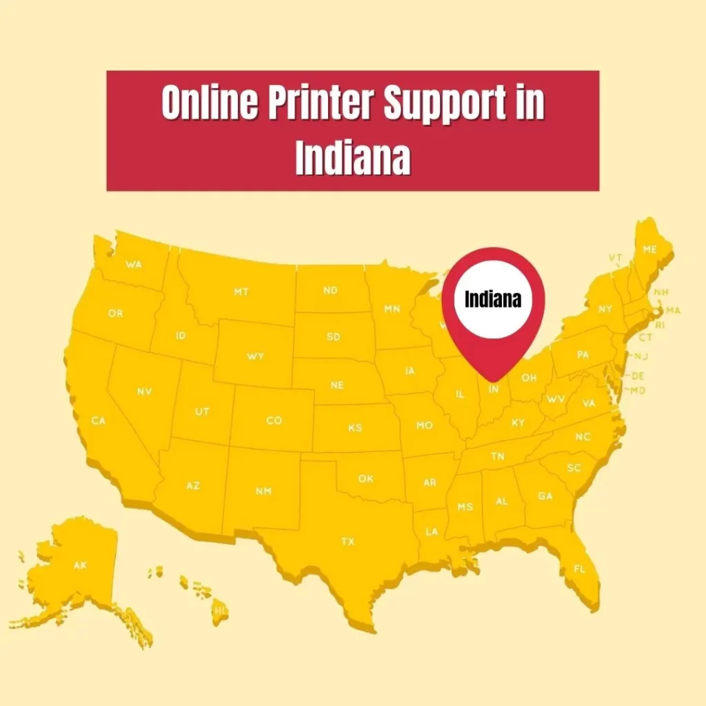 Online Printer Support Service in Indiana