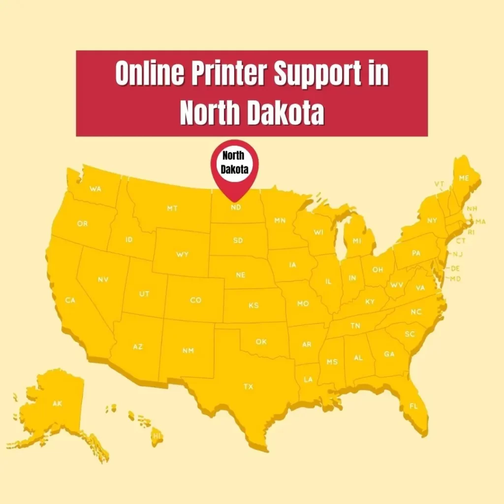 Online Printer Support Service in North Dakota