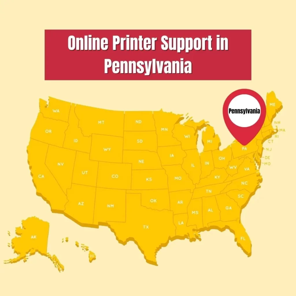 Online Printer Support Service in Pennsylvania