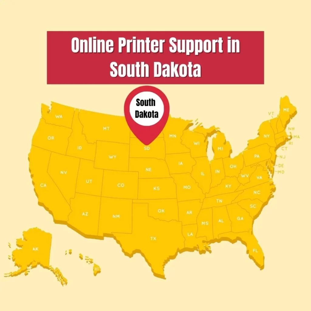 Online Printer Support Service in South Dakota